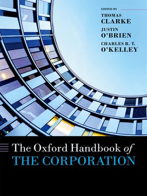cover image of The Oxford Handbook of the Corporation